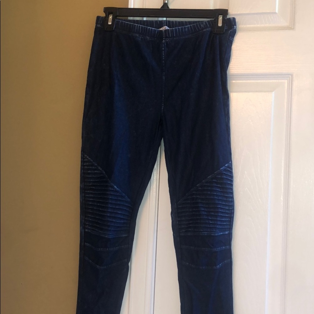 Ribbed jeggings